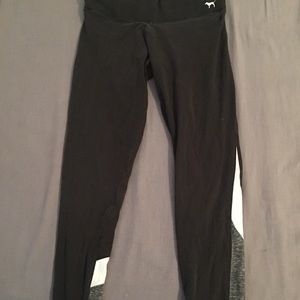 Pink Yoga leggings small rip near band